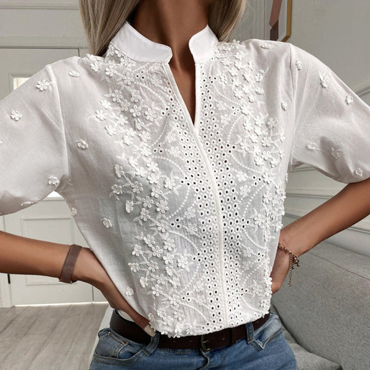 Ninetta | Chic Damen Vit Blus