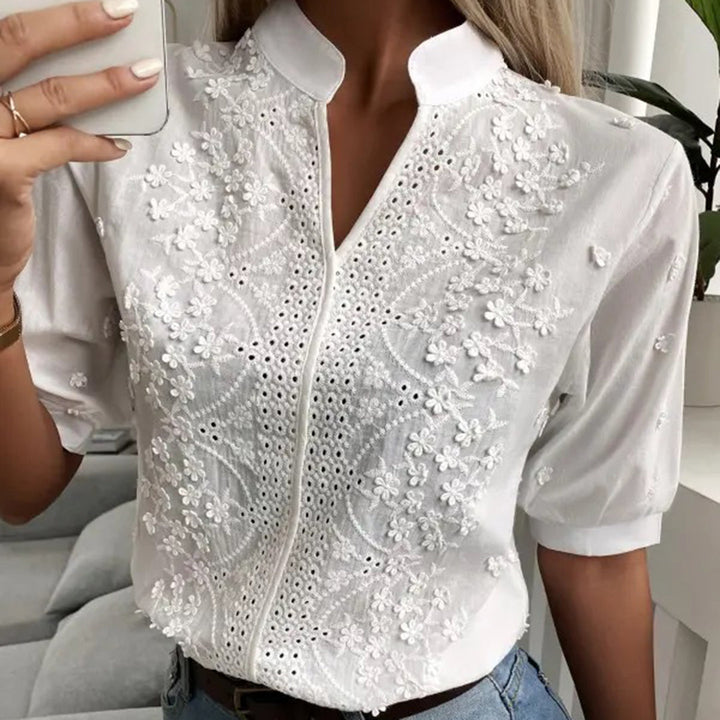 Ninetta | Chic Damen Vit Blus