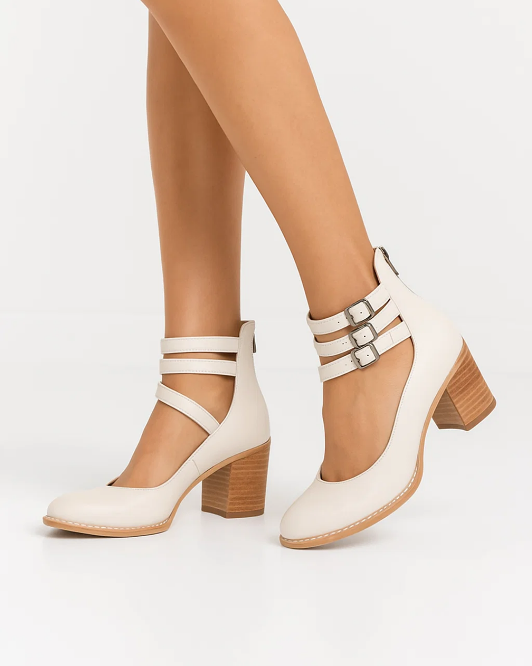 Avenia | Eleganta Pumps Med Blockklack För Kvinnor