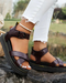Glynna | Dam Trendiga Tjock Sula Sandaler