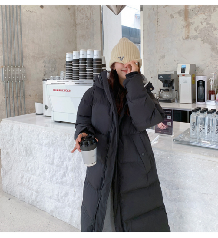 Dam Varm Huva Dunjacka | Isolerad Vinterkappa