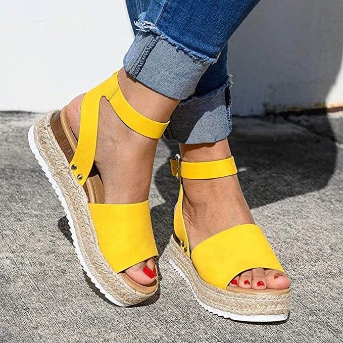 Indigo | Damer Plattform Espadril Sandaler