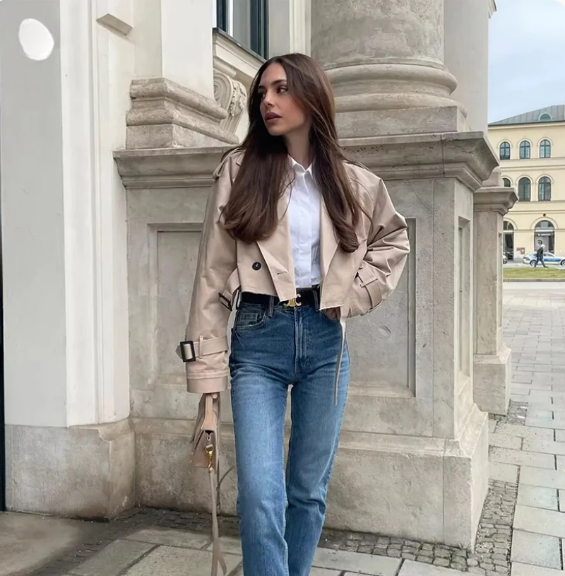 Evandra | Damer Beskuren Trenchcoat