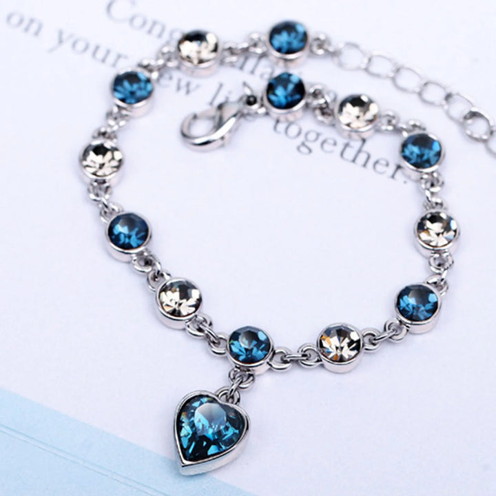 Luna | Justerbart Sterlingsilver Kristall Armband