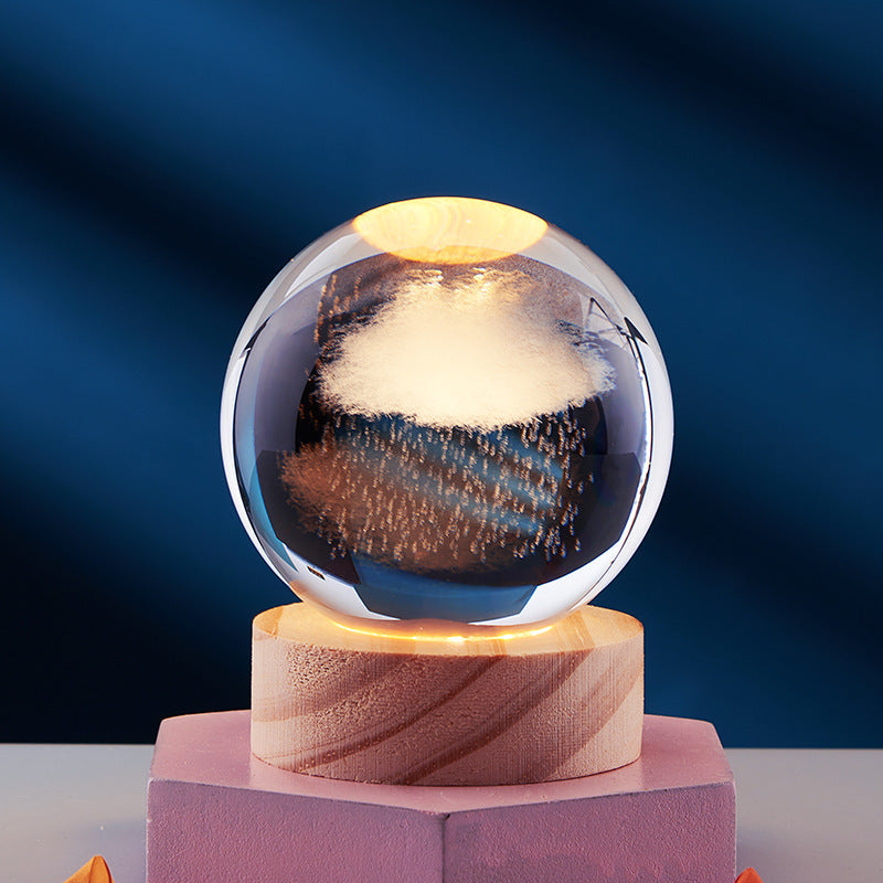 3D Kristall Nattlampa | Julstämning