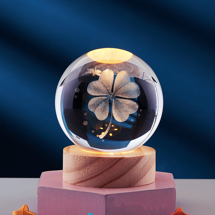 3D Kristall Nattlampa | Julstämning