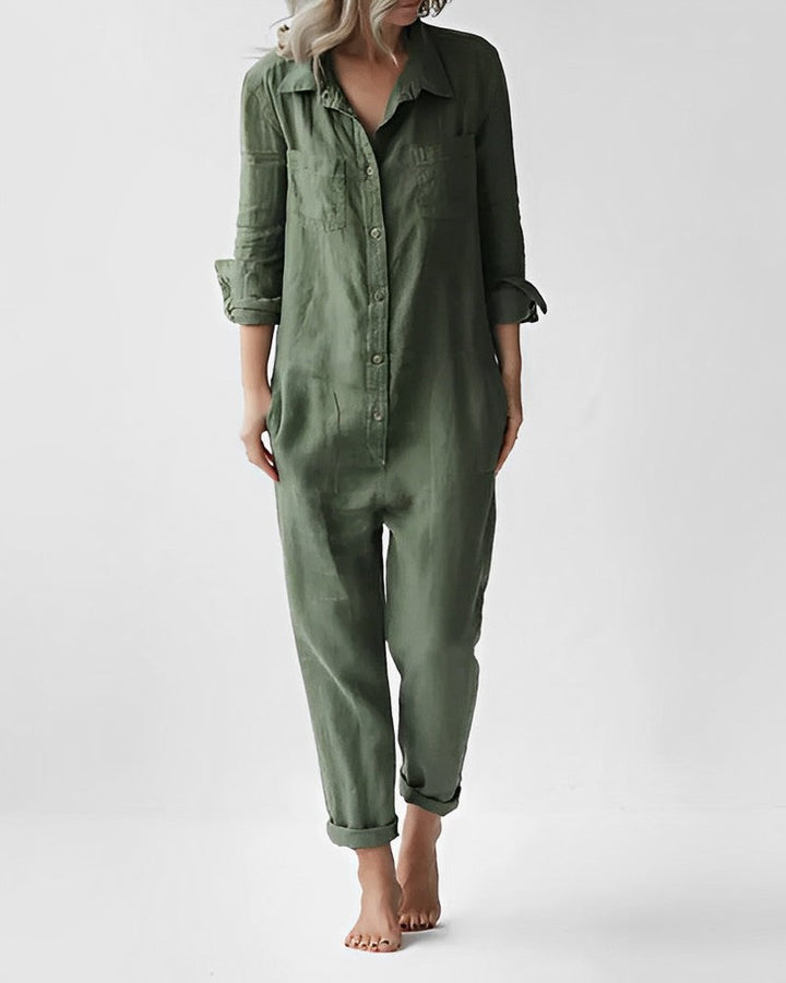 Ottilia | Dam Figursmickrande Sommar Overall