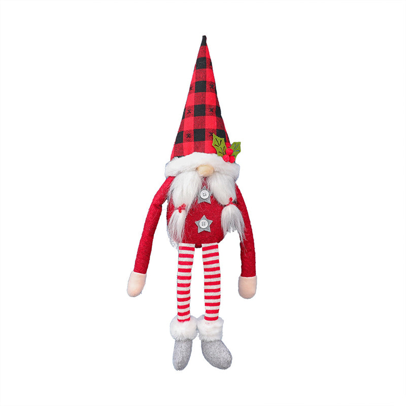 Jul Gardinbindningar | Festlig Tomte- och Snögubbe Utformning
