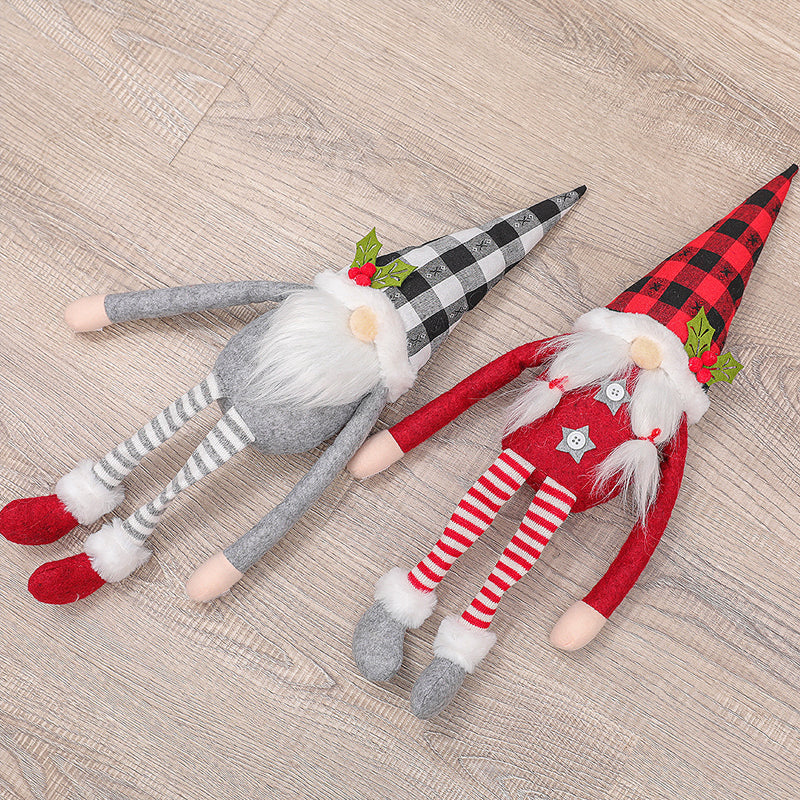 Jul Gardinbindningar | Festlig Tomte- och Snögubbe Utformning