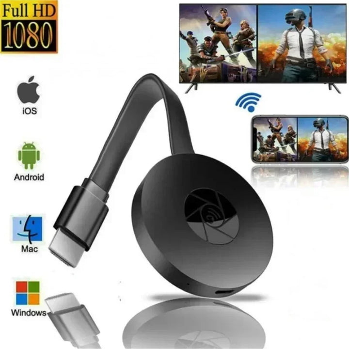 Chromecast Trådlös Medier Streamare 4K + HDR | Strömma Från Telefon till TV