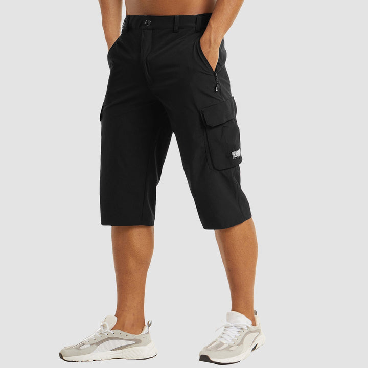 Herrar Snabbtorkande Flera Fickor Cargoshorts