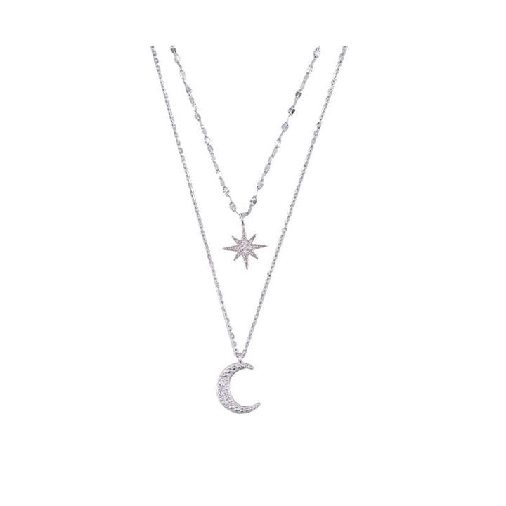 Mabel | Damer 925 Sterling Silver Dubbla Lager Halsband