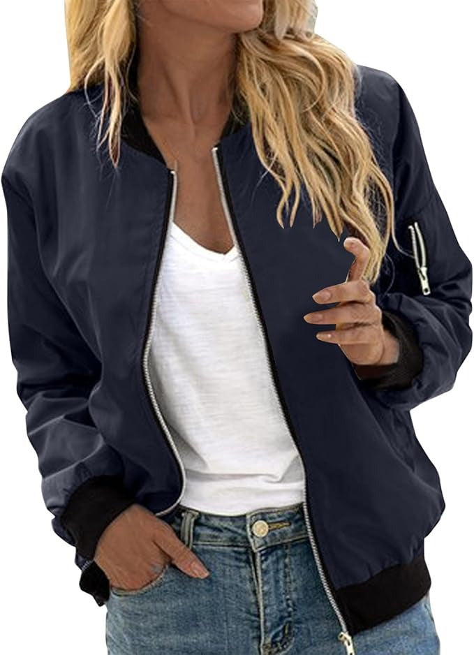 Mireya | Dam Blommig Sommar Bomberjacka