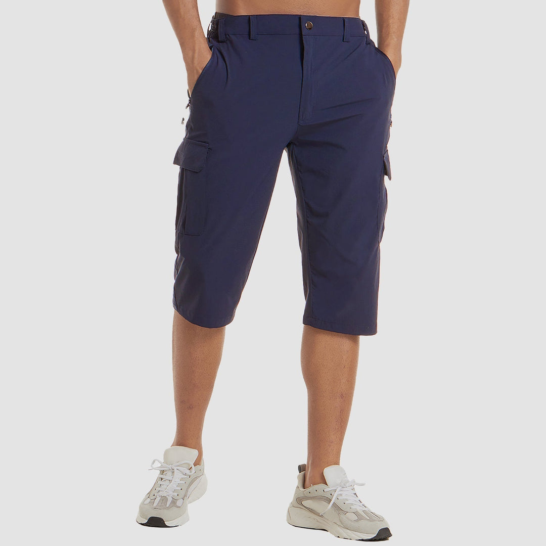 Herrar Snabbtorkande Flera Fickor Cargoshorts