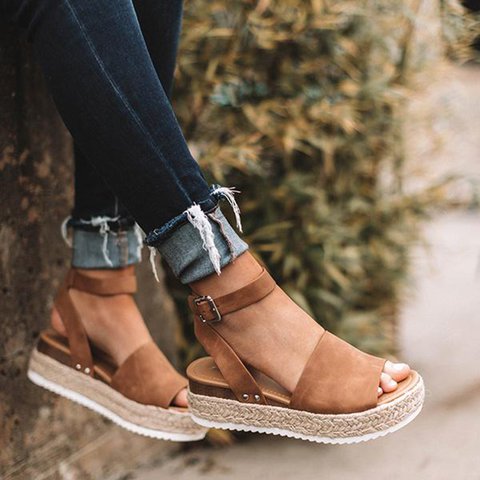 Indigo | Damer Plattform Espadril Sandaler