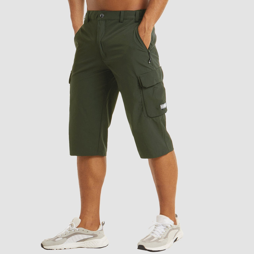 Herrar Snabbtorkande Flera Fickor Cargoshorts
