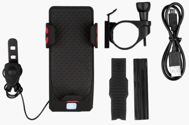 Cykel Fäste | Cykelstyre Telefonfäste för Ljus och Powerbank