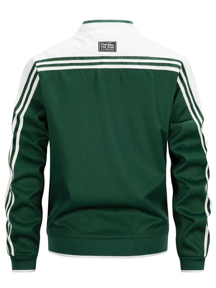 Herr Lätt Sportjacka | Randiga Ärmar