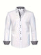 Herr Dubbel Manschett Stretchskjorta | Smal Passform