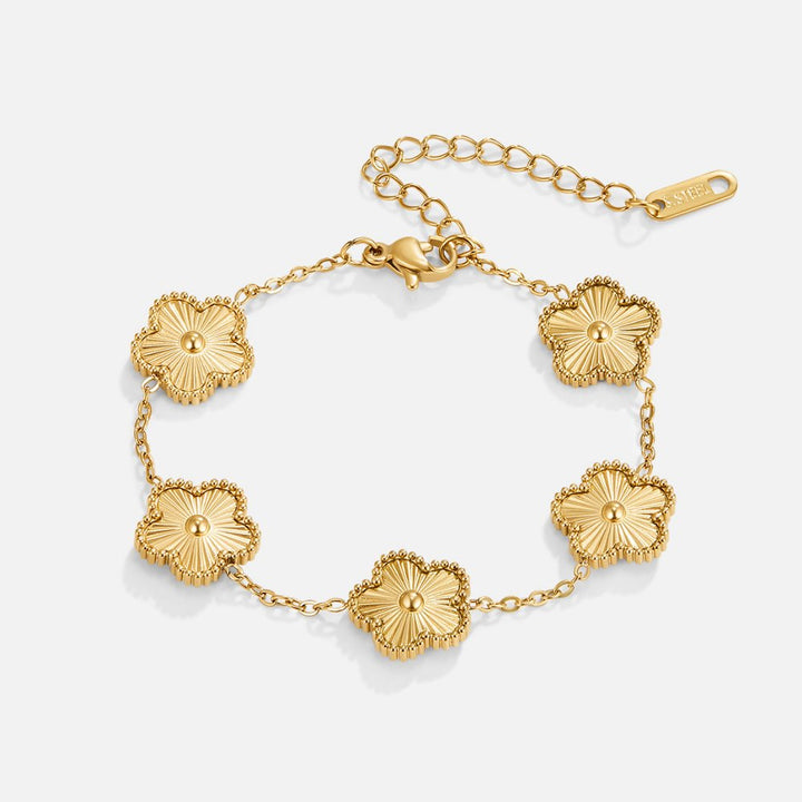 Blomstermotiv Justerbart Armband