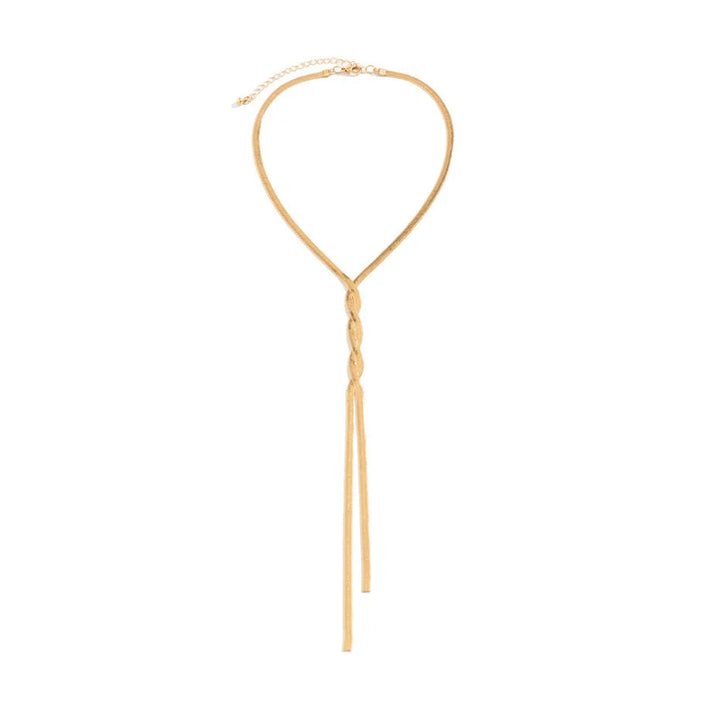 Chloe | Eleganta Långt Ormkedjehalsband