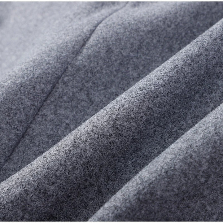 Dam Varm Lång Kappa | Hög Krage och Dubbelknäppta Knappar