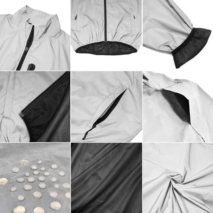 Herr Reflekterande Vattentät Cykeljacka