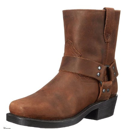 Herr Klassisk Läder Western Stövlar | Cowboystil