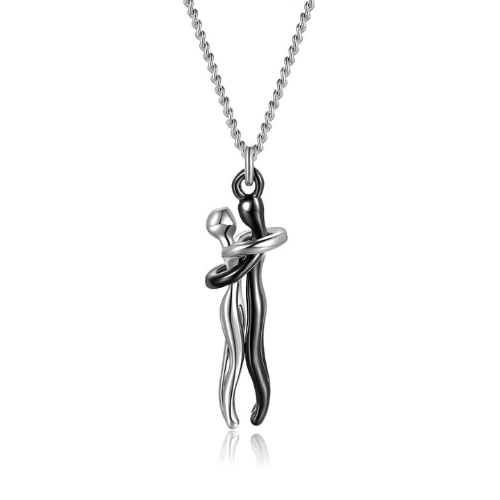 Par Omfamning Hängsmycke Halsband