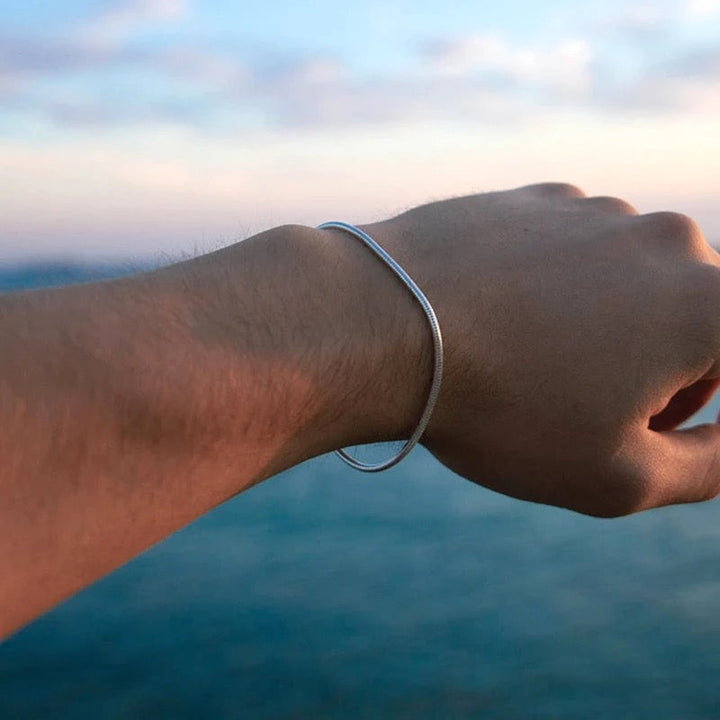 Colette | Minimalistiskt Ormkedjearmband