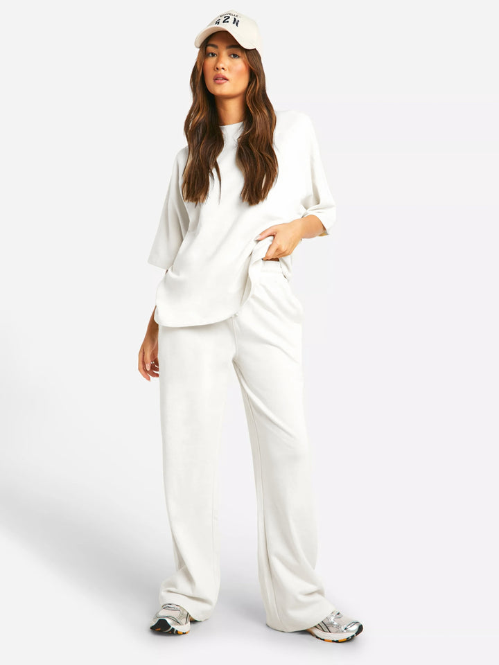 Dam Överdimensionerat Vinterset | Mysig Tvådelad Loungeoutfit