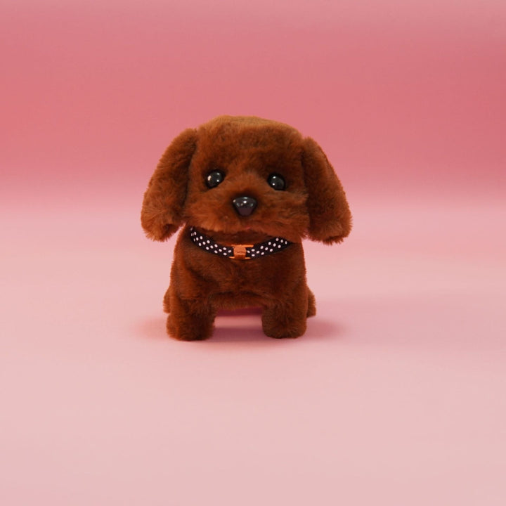 Ljudaktiverad Robotvalp Leksak | Interaktiv Barnunderhållning Hund