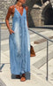 Orelia | Damer Bekväm Denim Pinafore Klänning