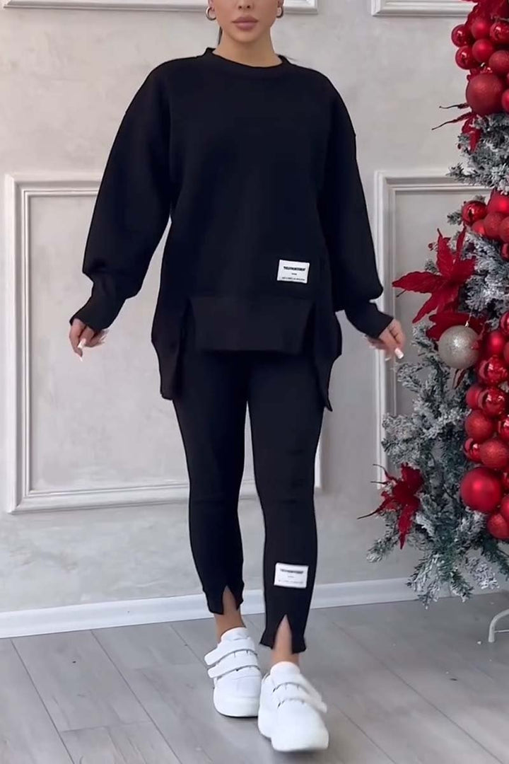 Överdimensionerad Dam Träningsoverall Uppsättning