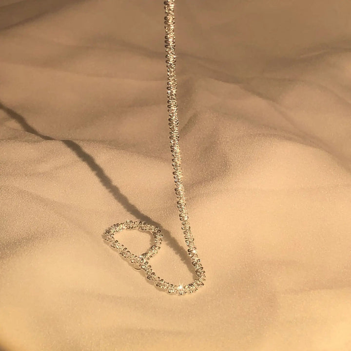 Madeleine | Flytande Glans Silver Armband