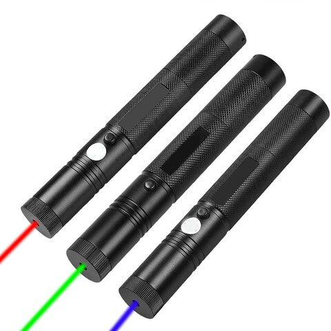 Kraftfull Lång-Räckvidd Laserpekare | Grön Och Röd Stråle Ljus