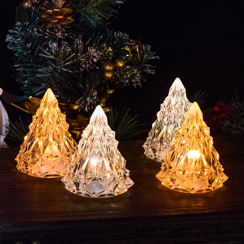 Mini LED Kristall Julgran Nattljus