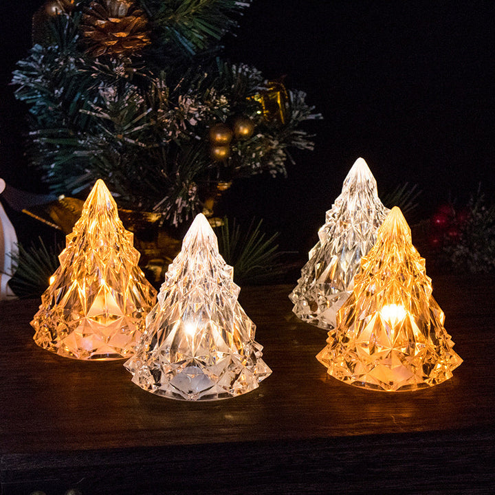 Mini LED Kristall Julgran Nattljus
