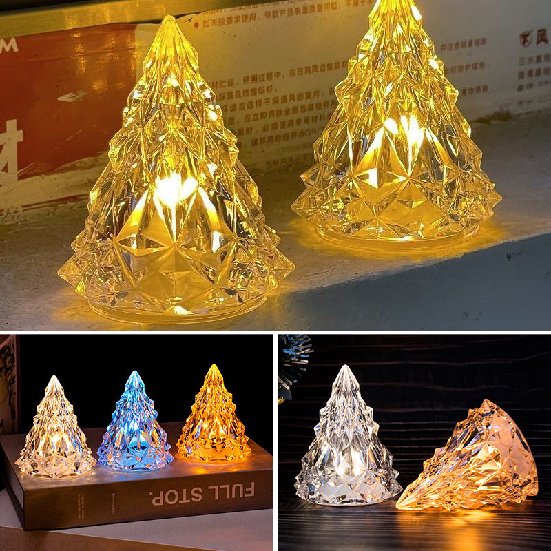 Mini LED Kristall Julgran Nattljus