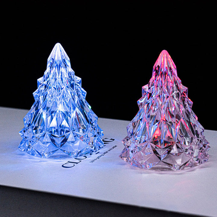 Mini LED Kristall Julgran Nattljus