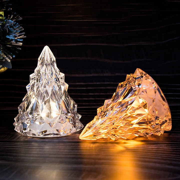 Mini LED Kristall Julgran Nattljus