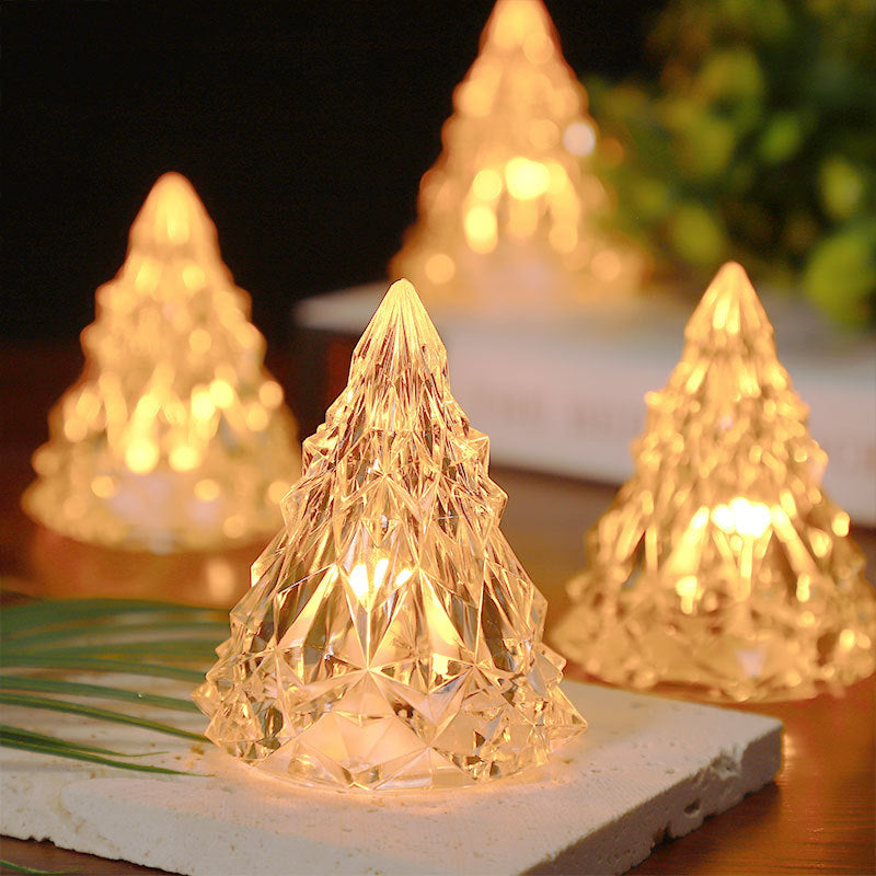 Mini LED Kristall Julgran Nattljus