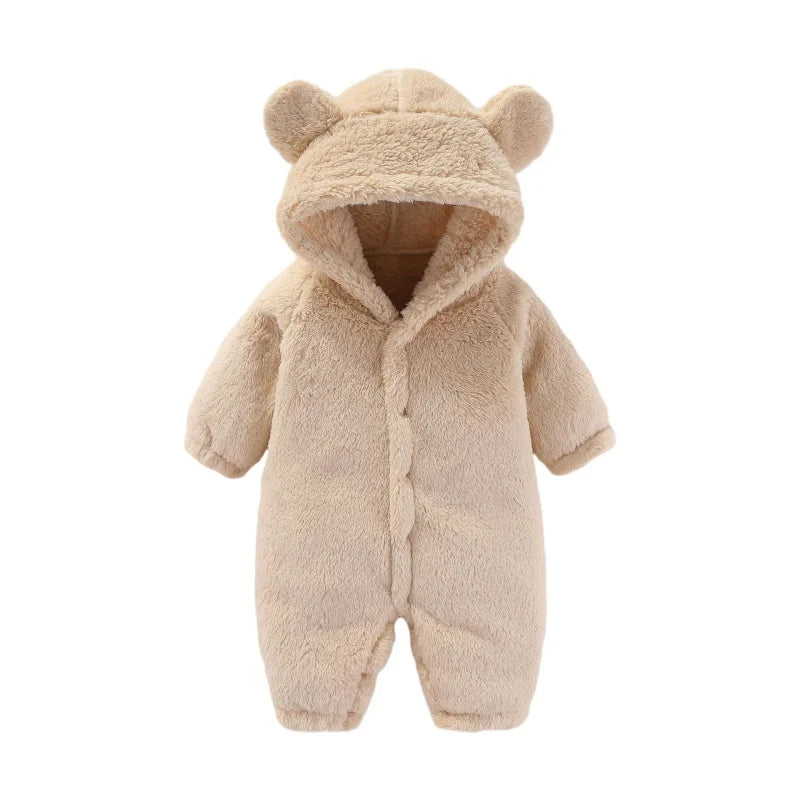 Varm Fleece Onesie | Mjuk Jumpsuit för Små Barn och Småbarn