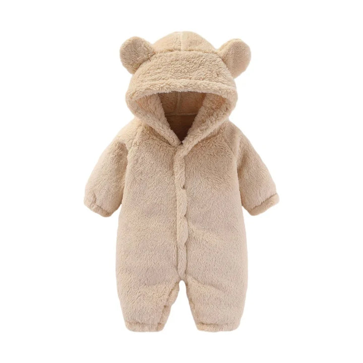 Varm Fleece Onesie | Mjuk Jumpsuit för Små Barn och Småbarn