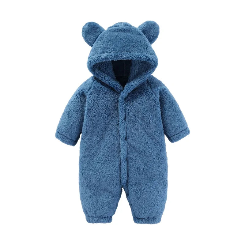 Varm Fleece Onesie | Mjuk Jumpsuit för Små Barn och Småbarn