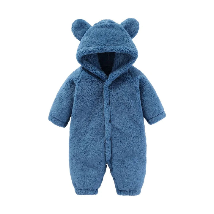 Varm Fleece Onesie | Mjuk Jumpsuit för Små Barn och Småbarn