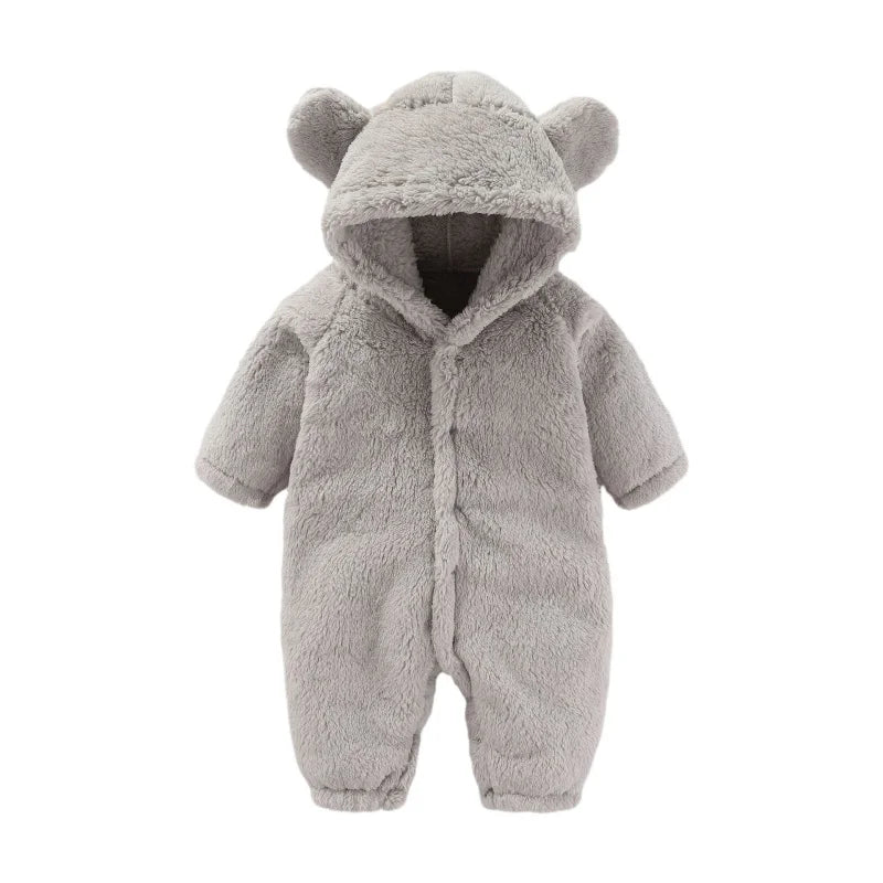 Varm Fleece Onesie | Mjuk Jumpsuit för Små Barn och Småbarn