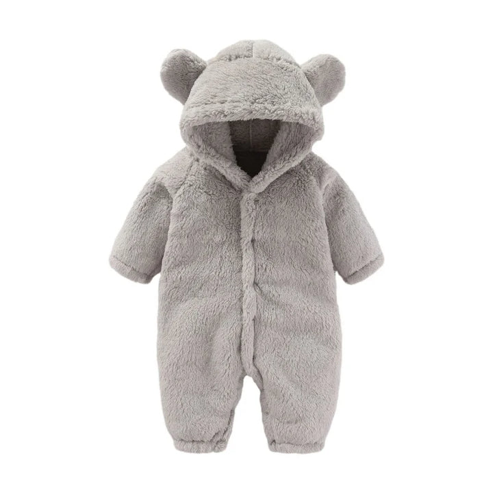 Varm Fleece Onesie | Mjuk Jumpsuit för Små Barn och Småbarn