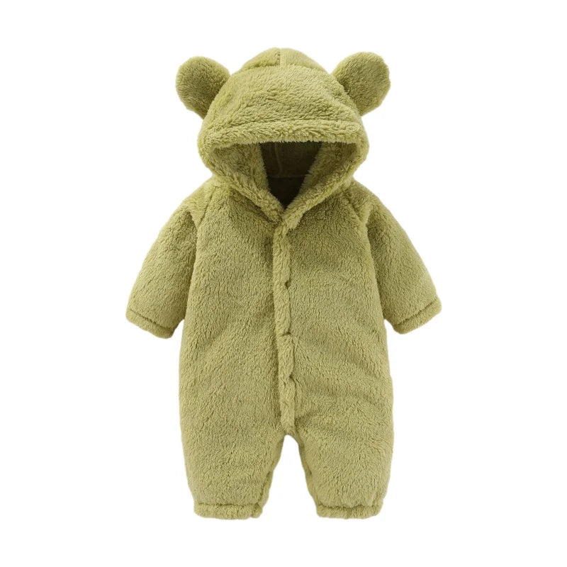 Varm Fleece Onesie | Mjuk Jumpsuit för Små Barn och Småbarn