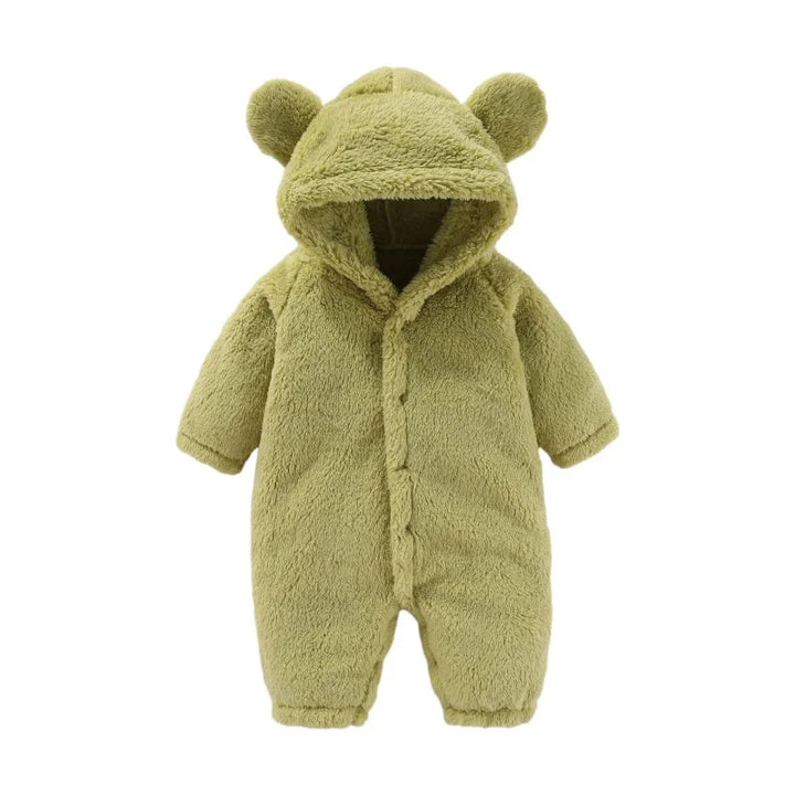 Varm Fleece Onesie | Mjuk Jumpsuit för Små Barn och Småbarn